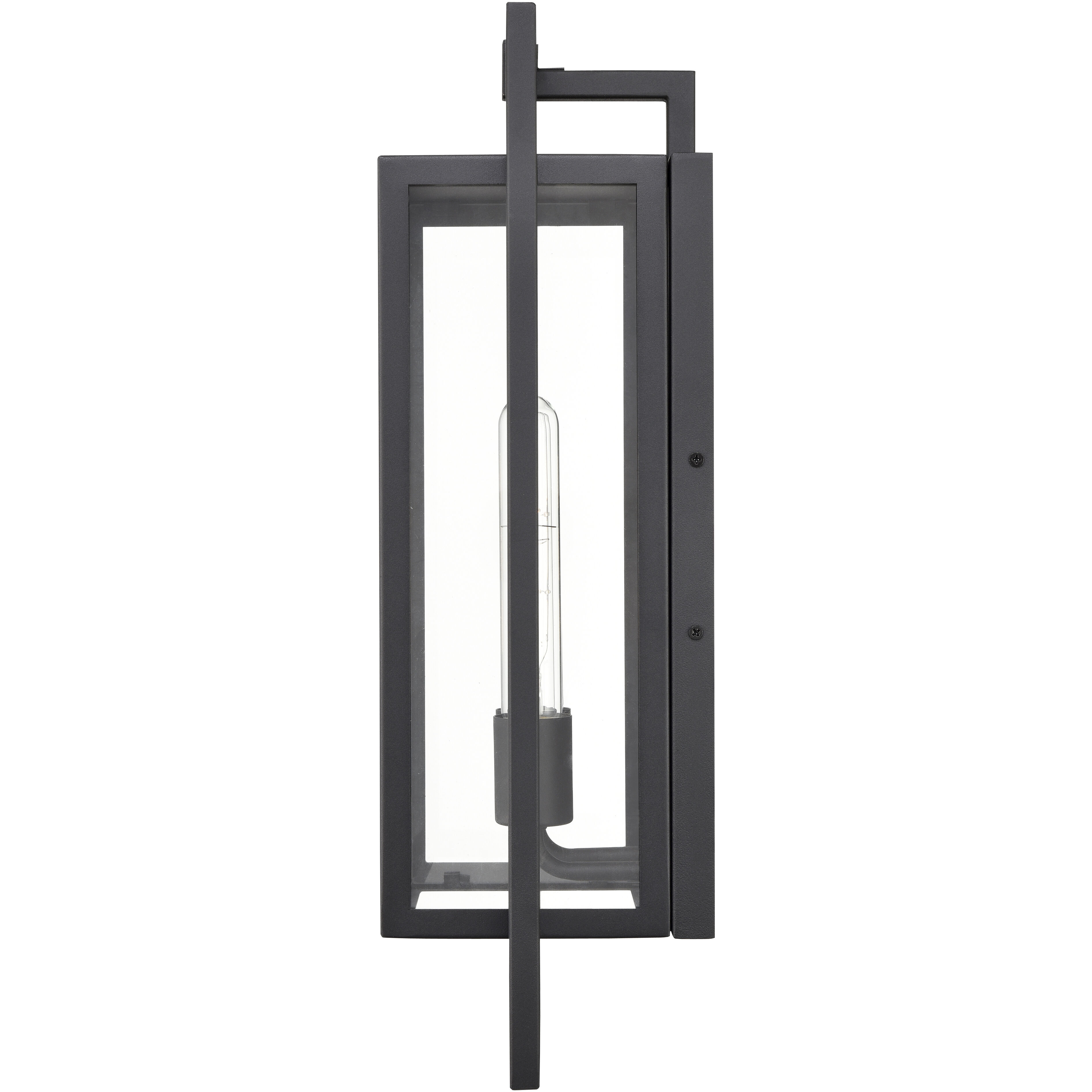 Agatha 2 Light 19.6 inch Textured Black Outdoor Wall Sconce